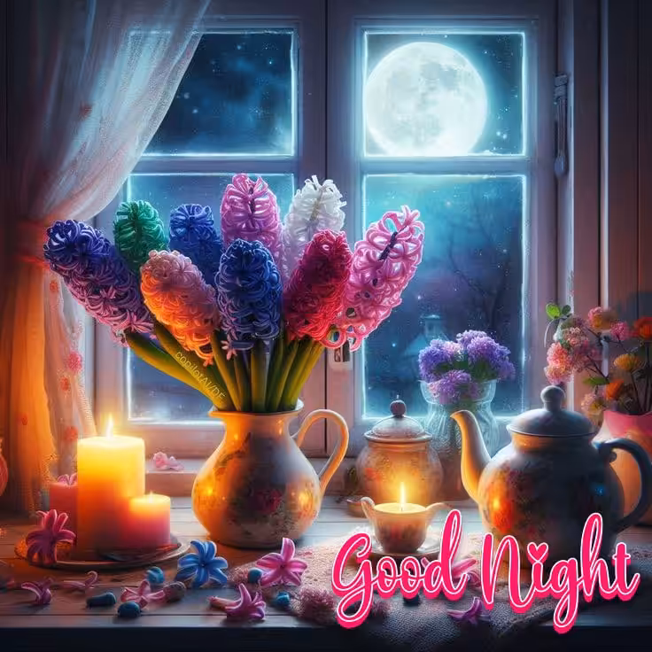 Cute good night images for her