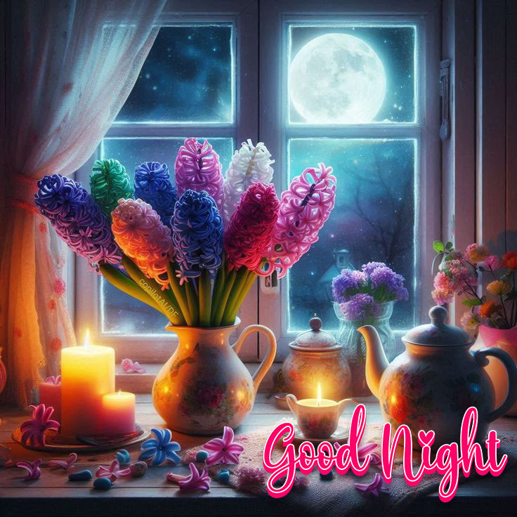 Cute good night images for her