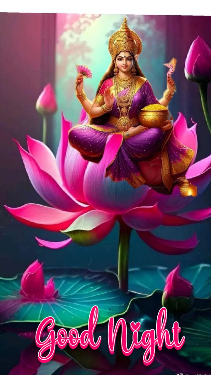 Cute good night laxmi photo