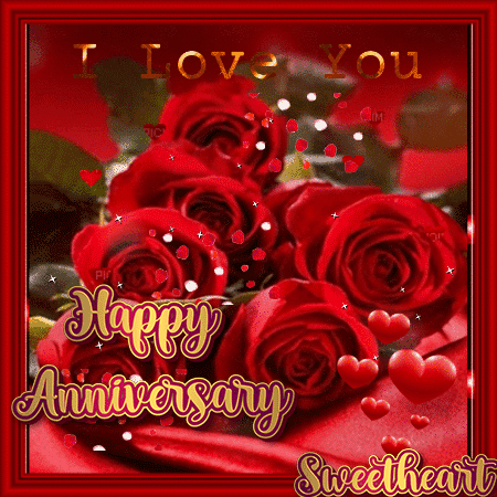 Cute Happy Anniversary Gif For Whatsapp