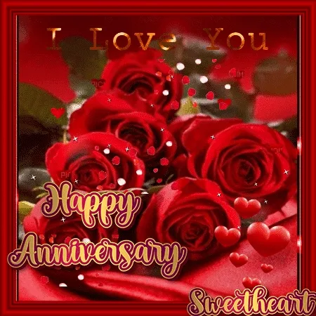 Cute Happy Anniversary Gif For Whatsapp