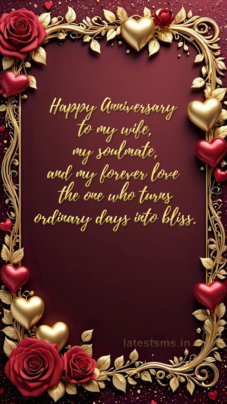 Cute happy anniversary images for wife