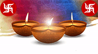 Cute happy diwali gif