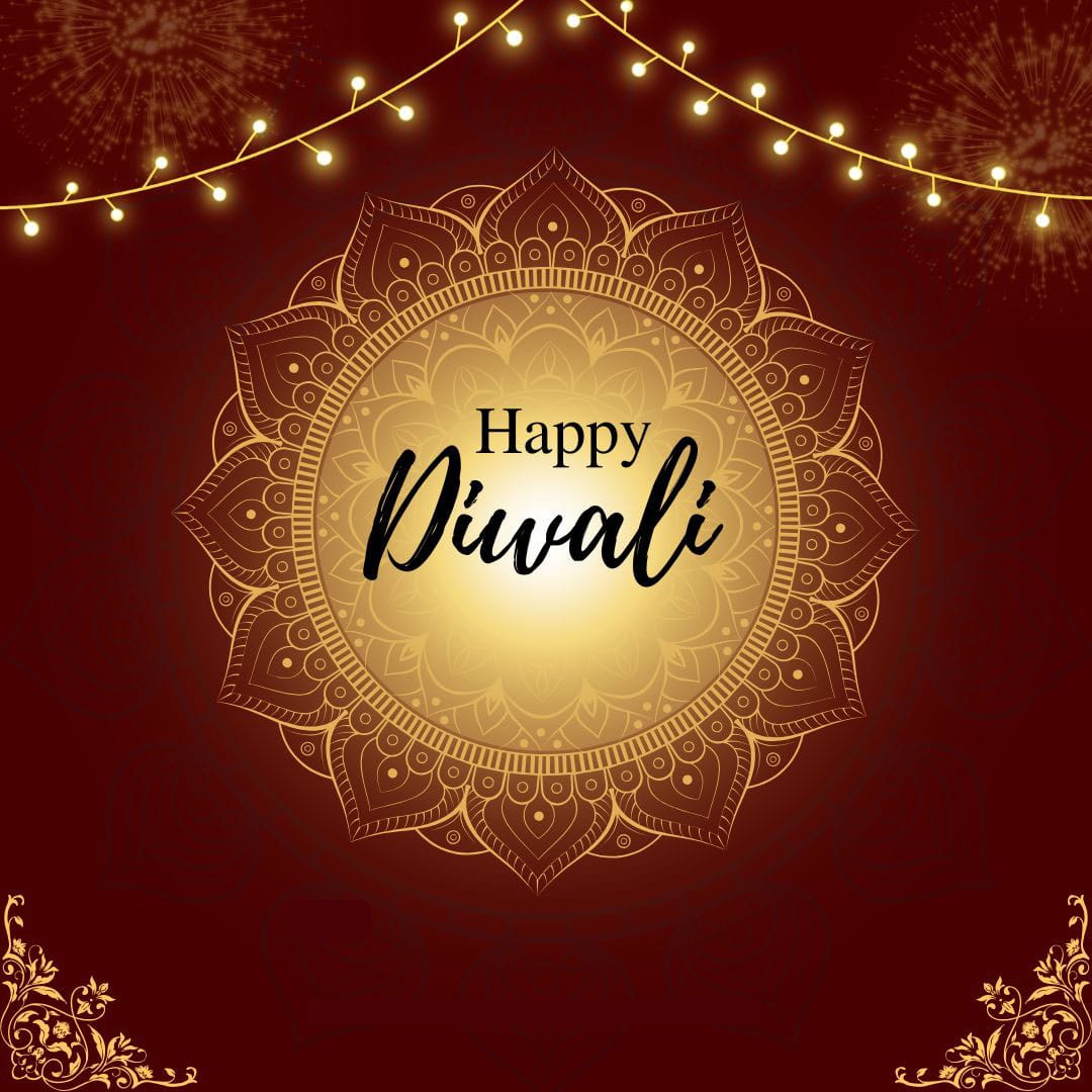 Cute happy diwali status