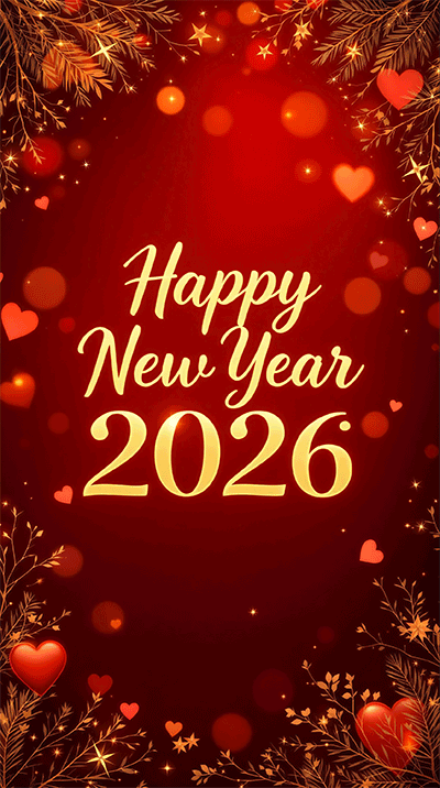 Cute happy new year GIF for whatsapp