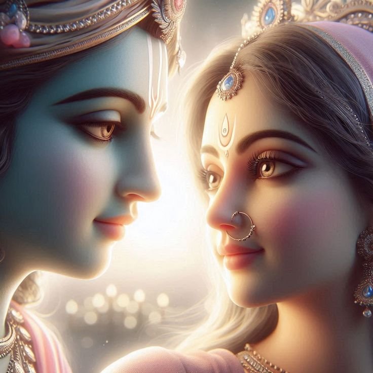 Cute radha krishna images