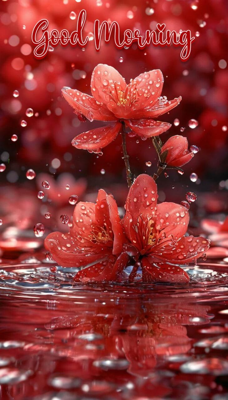 Cute rainy good morning images