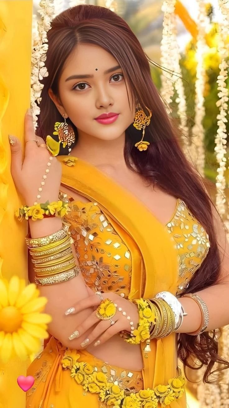 Cute saree dp girl stylish