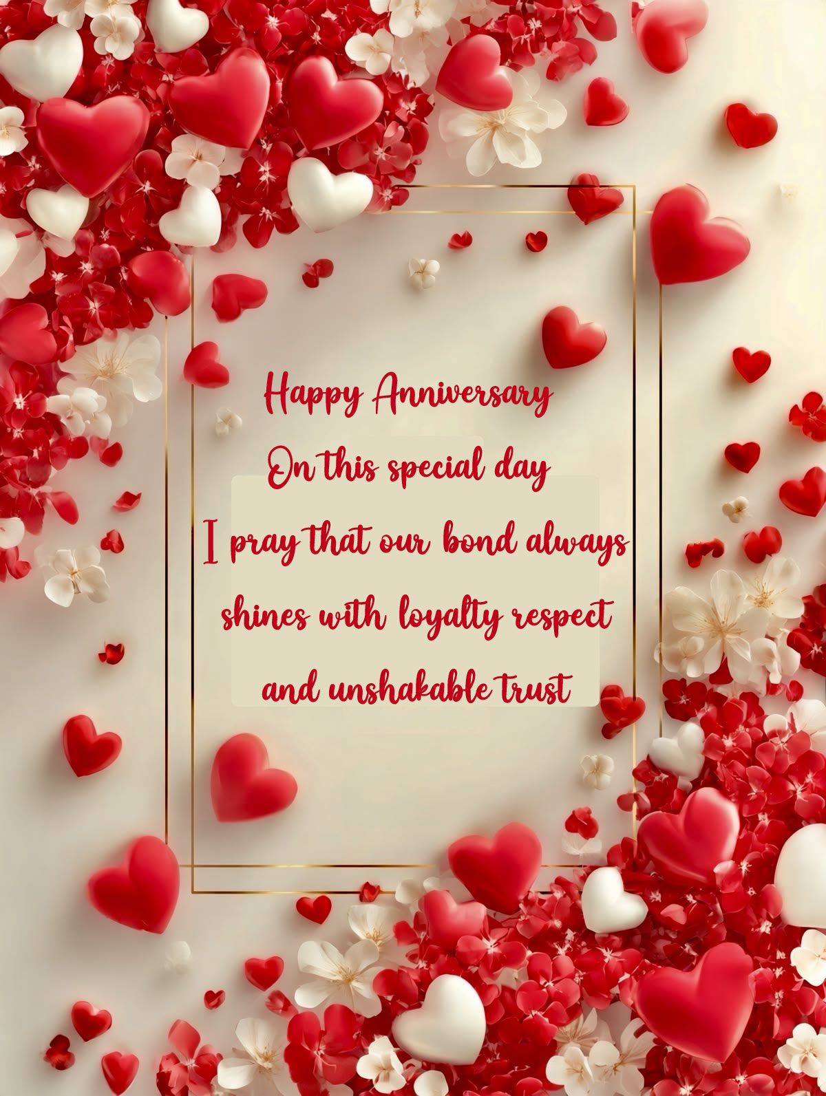 Cute wedding anniversary wishes photo for husband