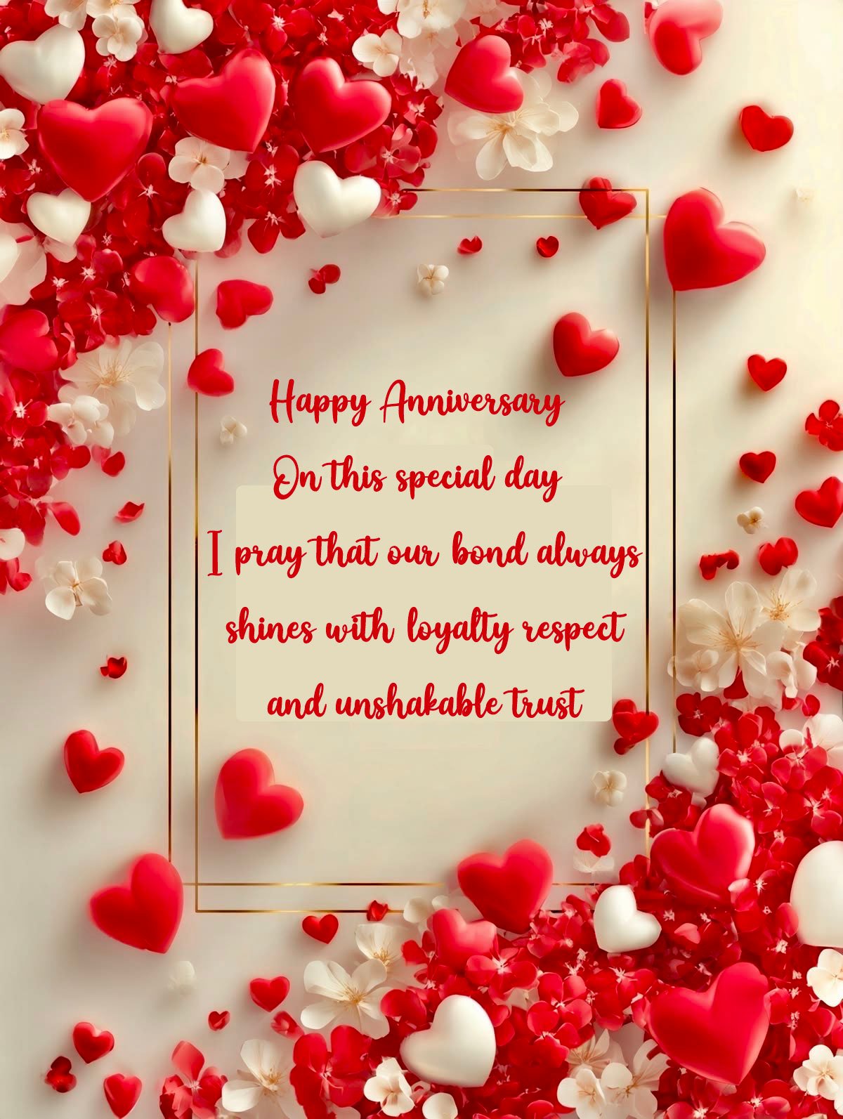 Cute wedding anniversary wishes photo for husband