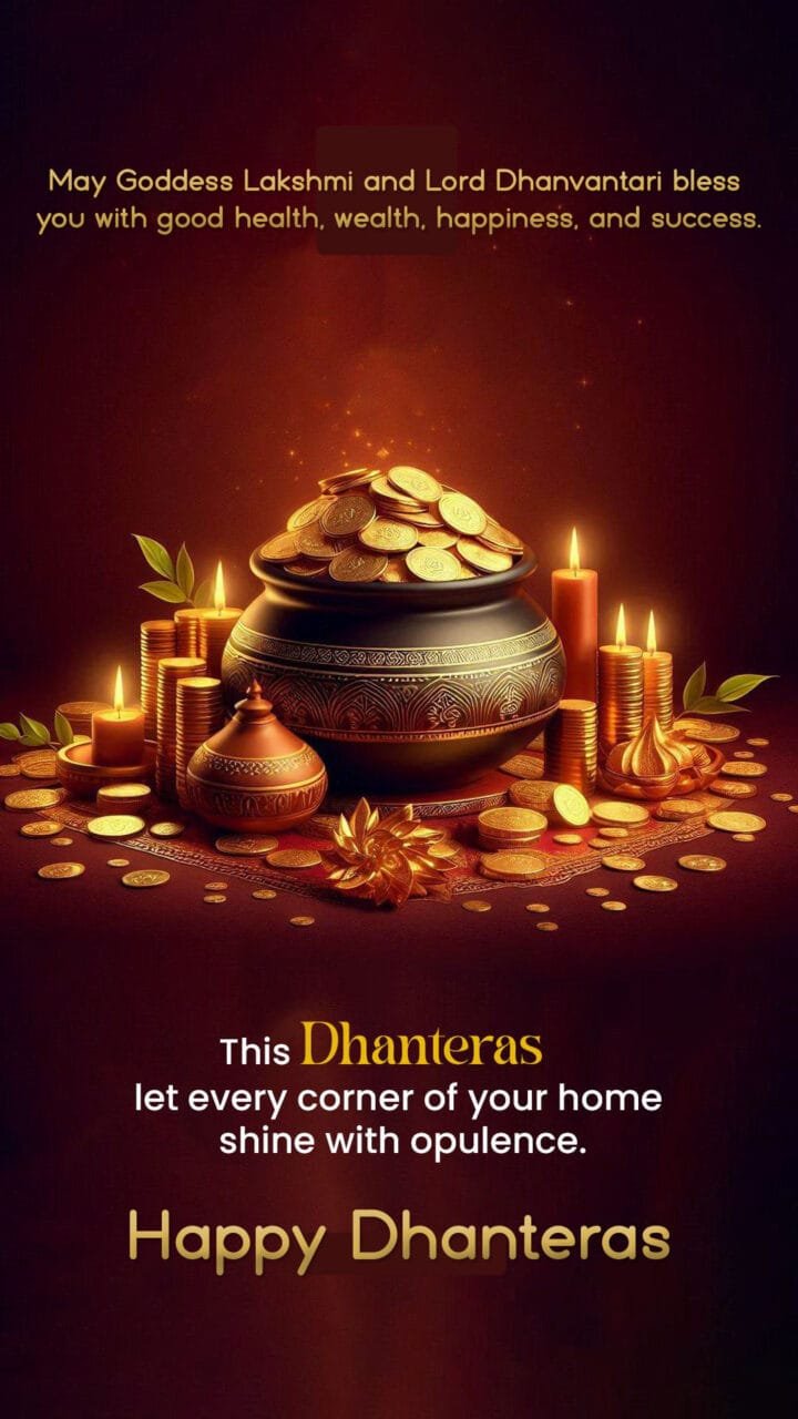 Dhanteras wishes quotes in english