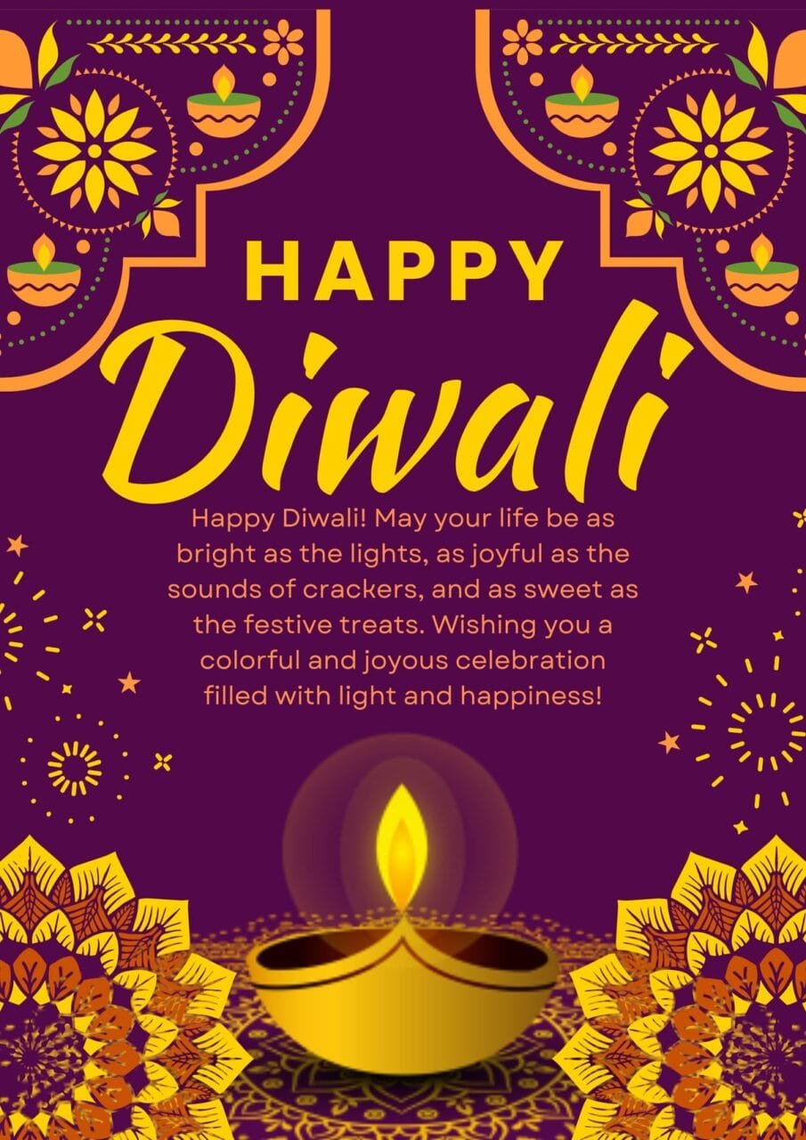 Diwali greetings to friends
