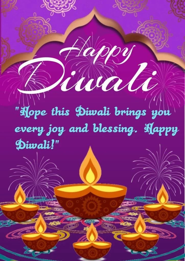 Diwali short wishes in english