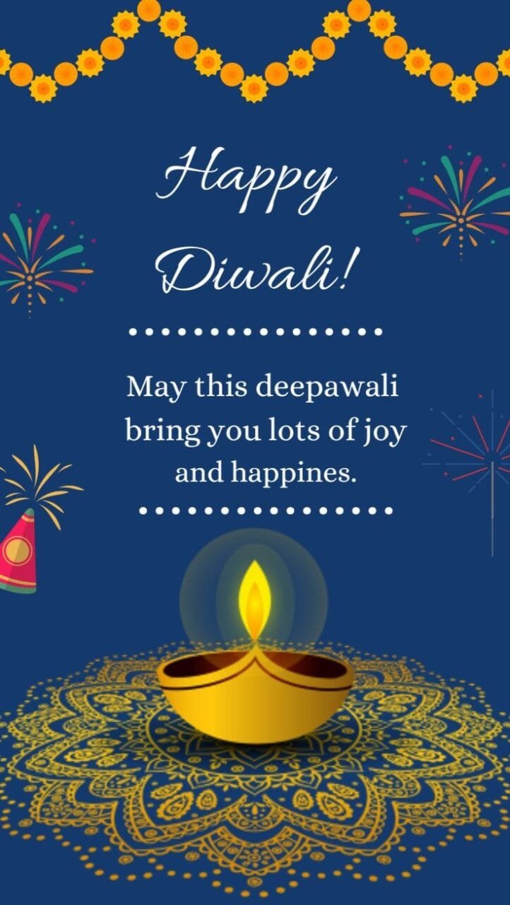 Diwali wishes in english short line