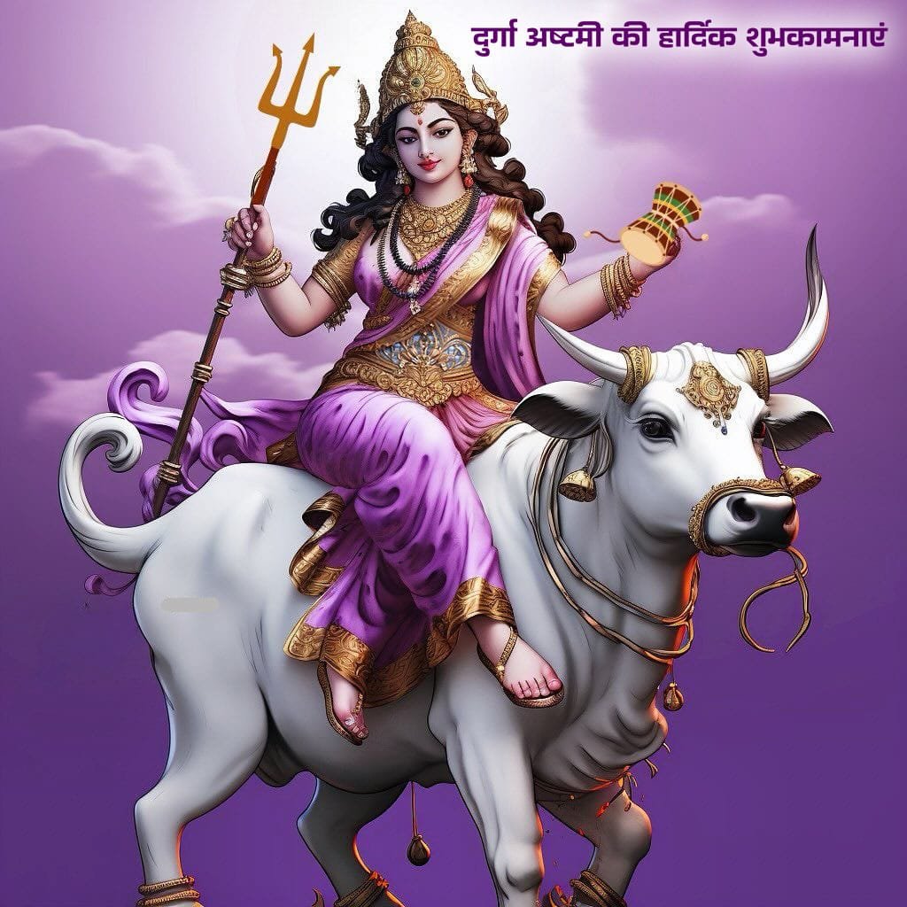 Durga ashtami ki hardik shubhkamnaen wallpaper