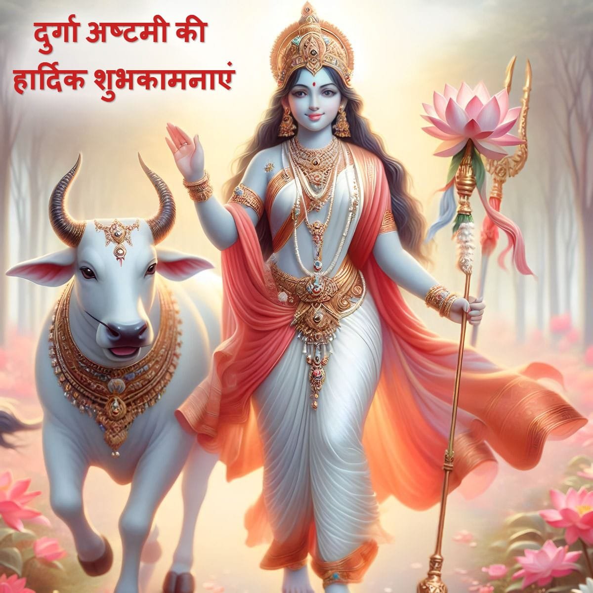 Durga ashtami ki hardik shubhkamnaye in hindi