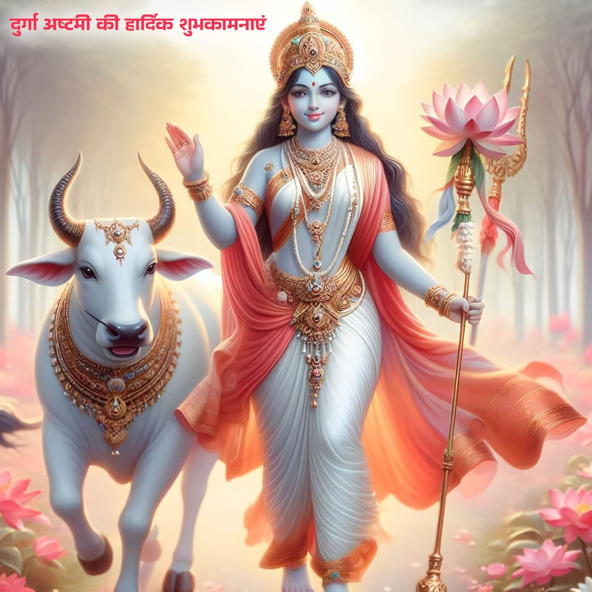 Durga ashtami ki hardik shubhkamnaye status