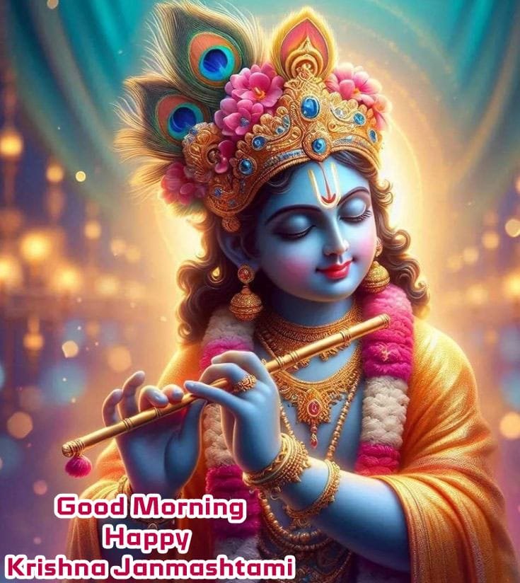 Good morning and happy krishna janmashtami