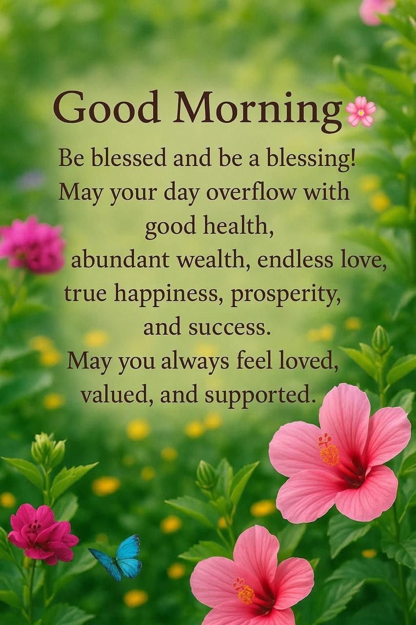 Good morning blessings