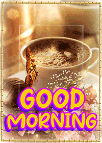 Good Morning Butterfly Gif