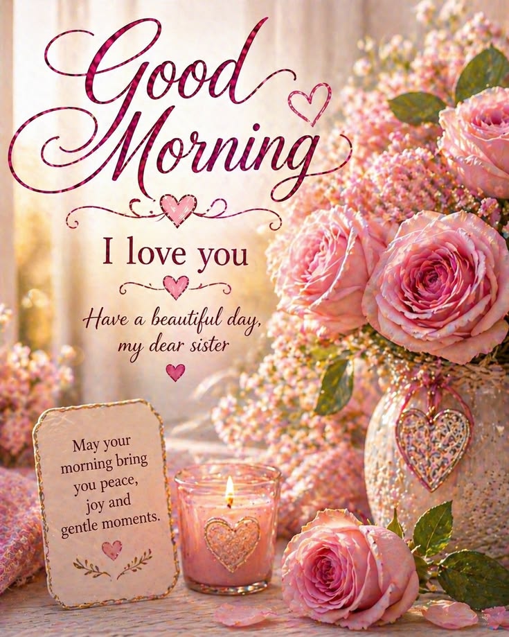 Good morning dear sister