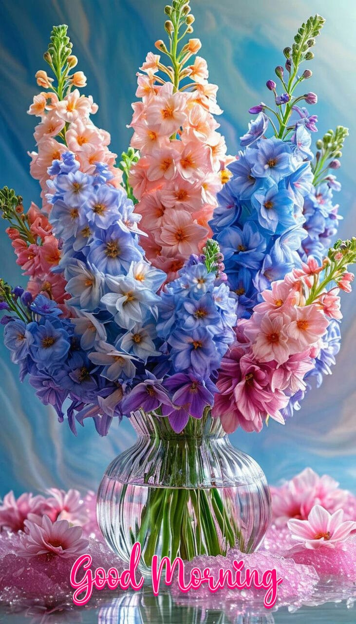 Good morning flowers bouquet images