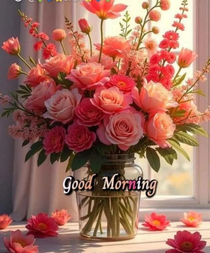 Good morning flowers images for whatsapp