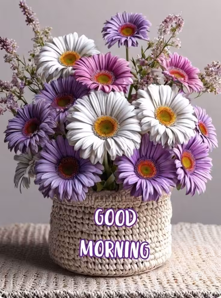 Beautiful Good morning flowers images for whatsapp
