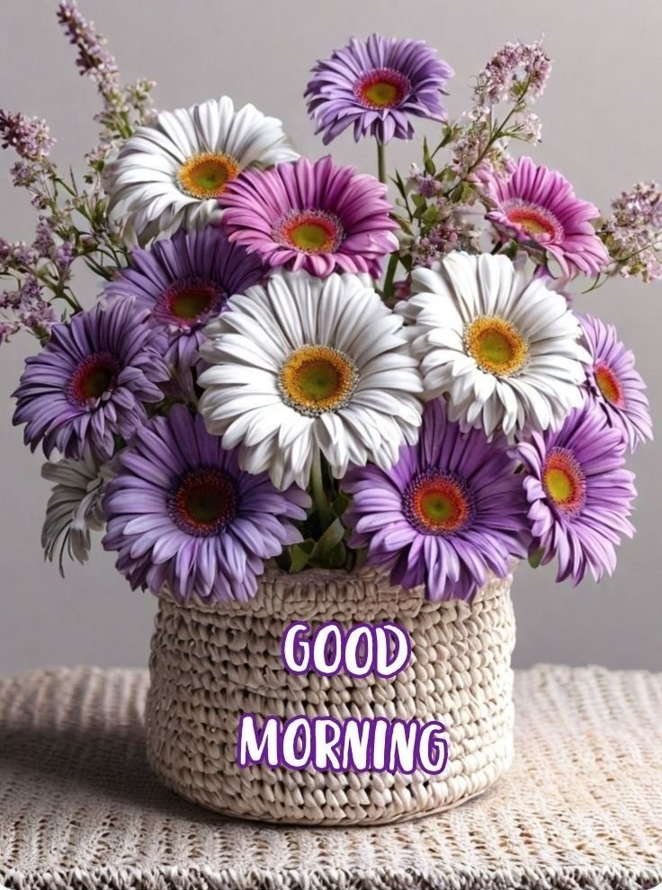 Beautiful Good morning flowers images for whatsapp