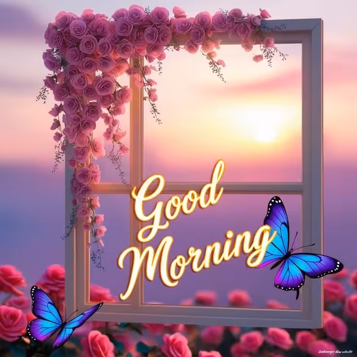 Good morning flowers pictures for whatsapp