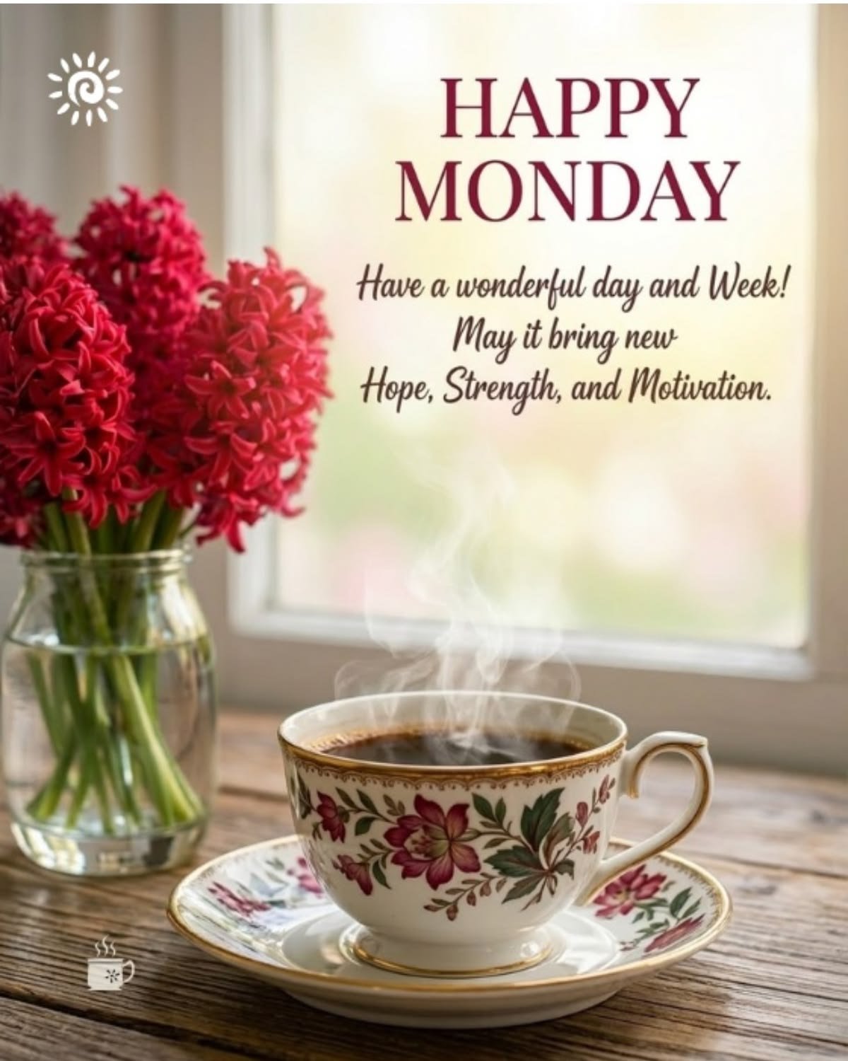 Good morning greetings monday