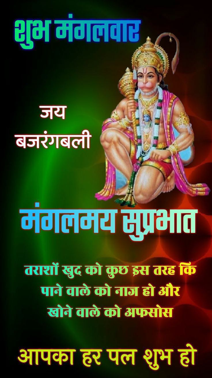 Good Morning Hanuman Ji Images