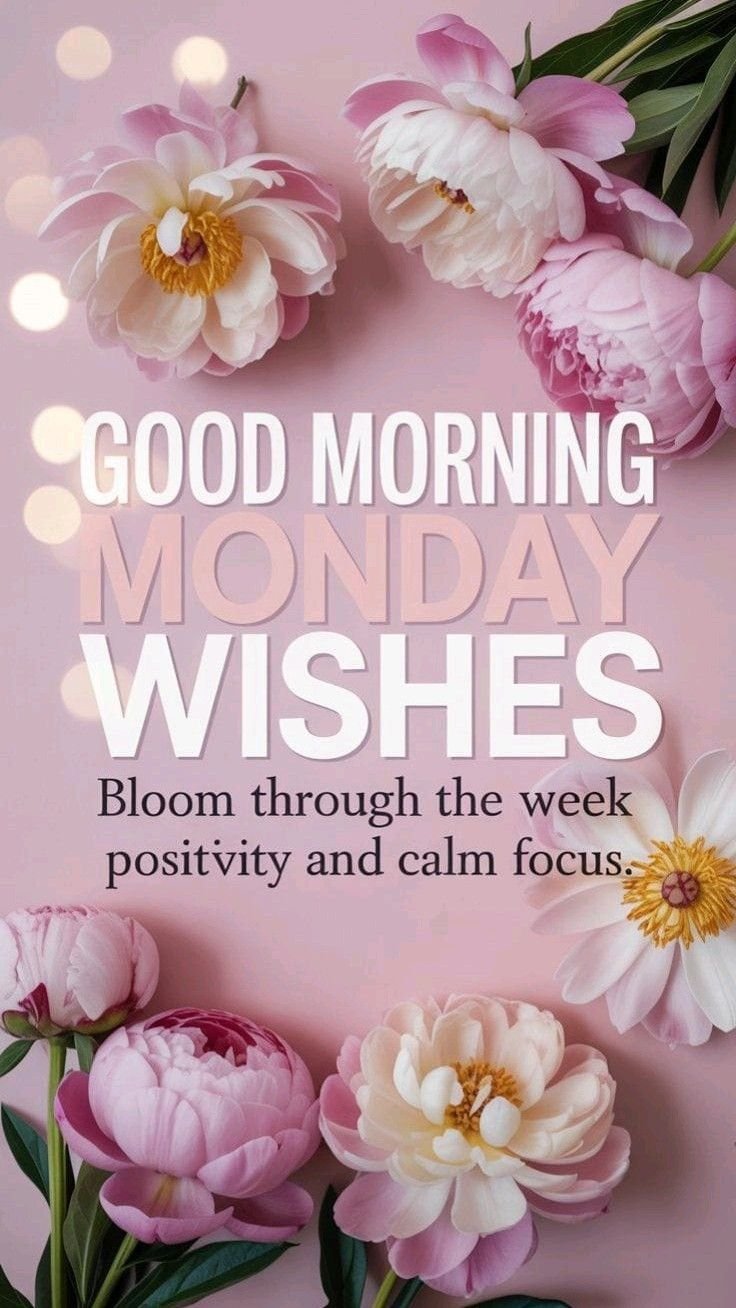 Good morning happy monday blessings images