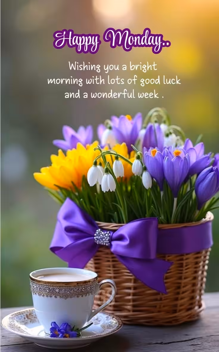 Good morning happy monday blessings