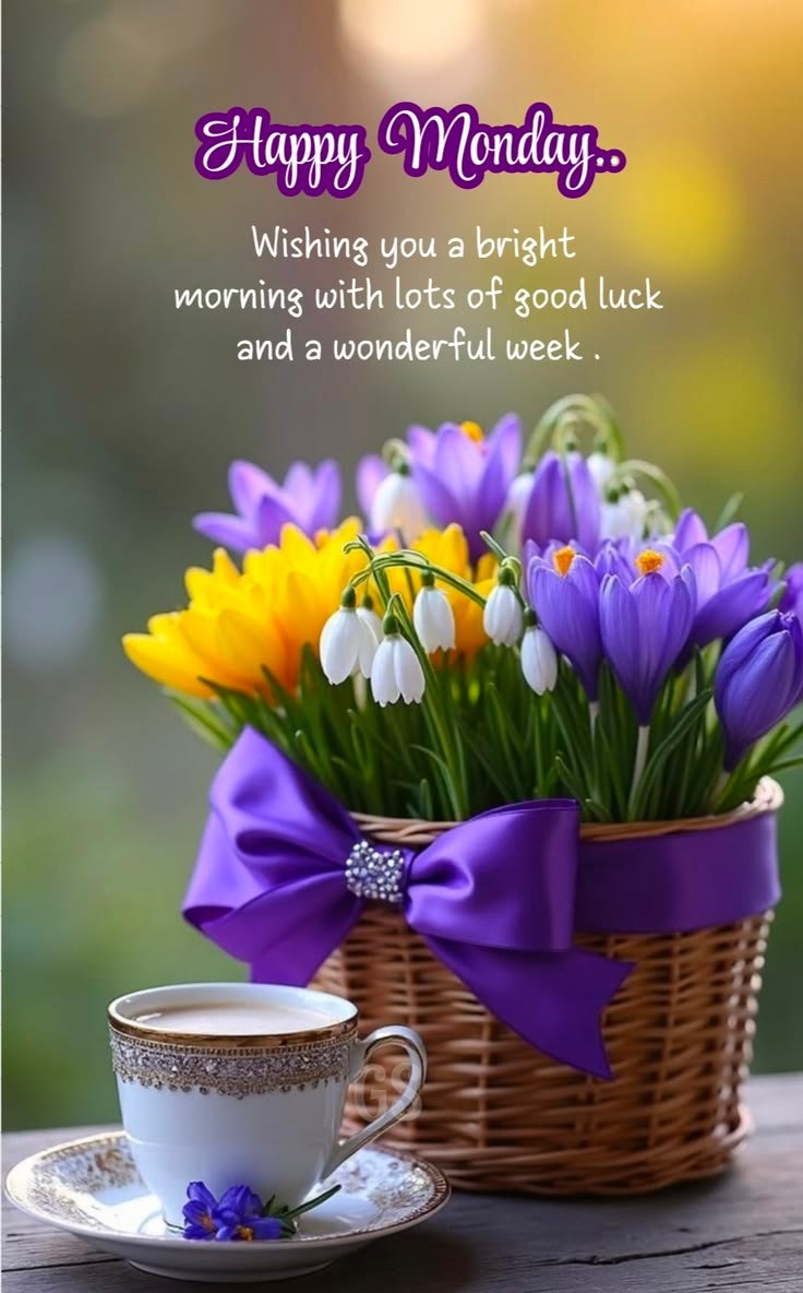 Good morning happy monday blessings