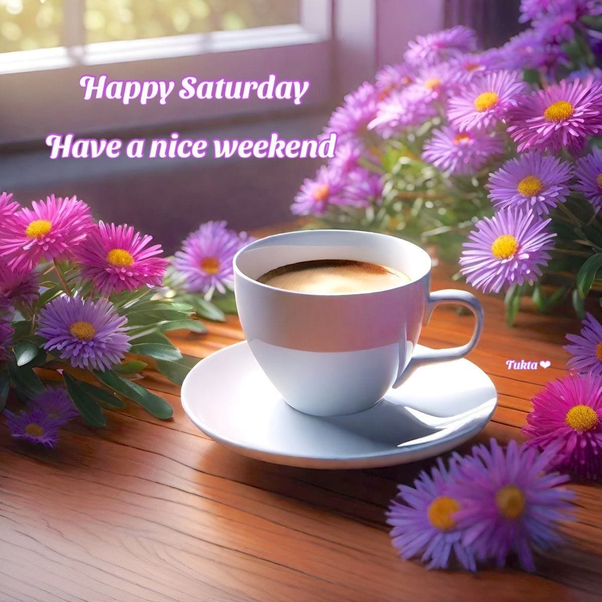 Best Good morning happy saturday images flowers