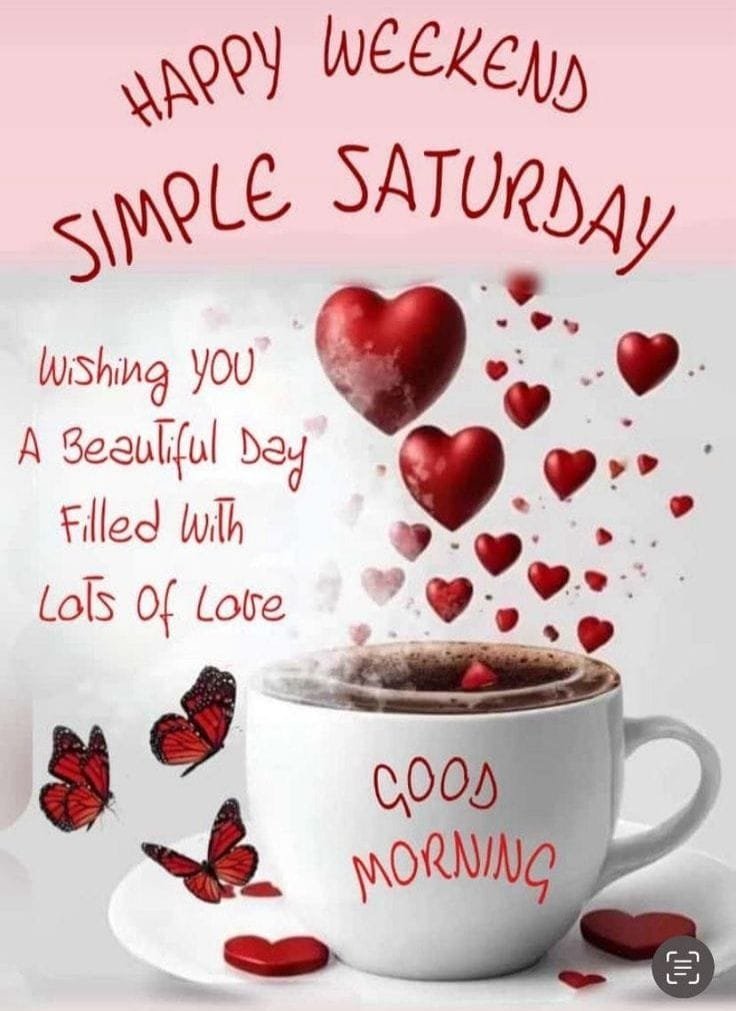 Good morning happy saturday images