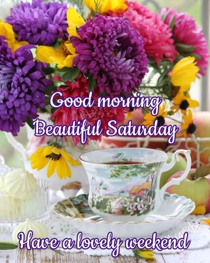 Good morning happy saturday images