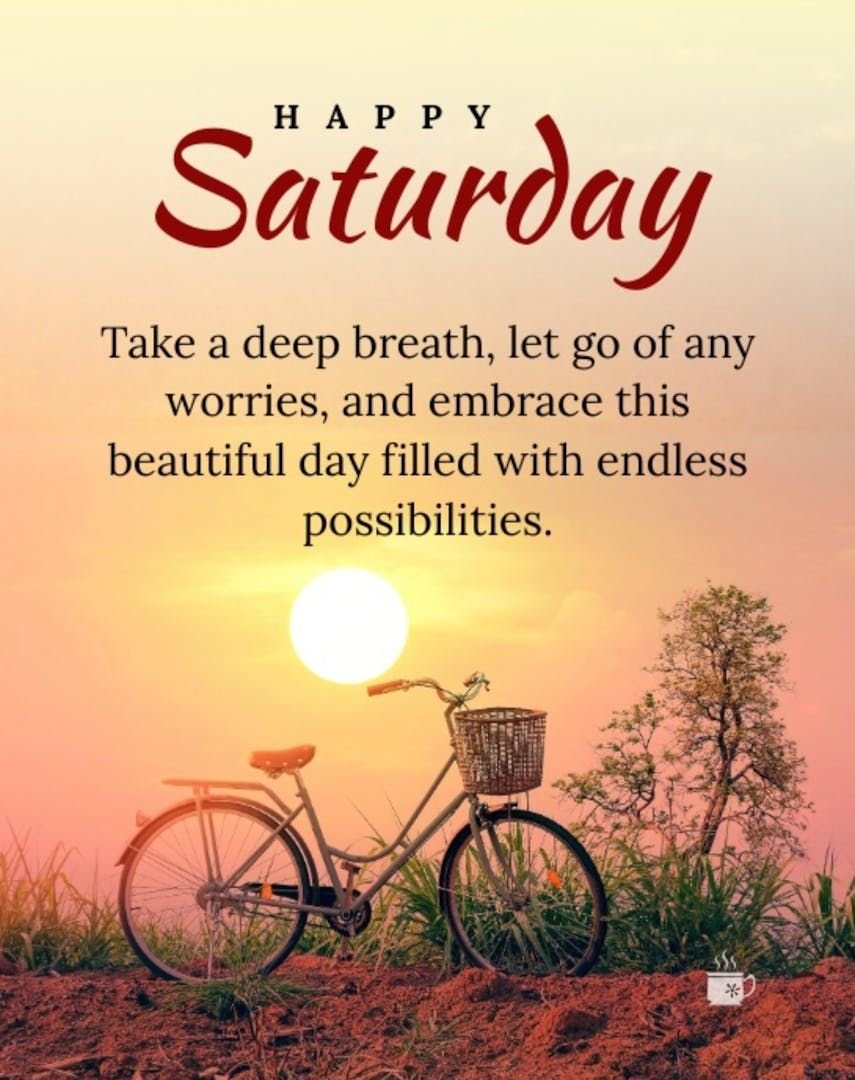Good morning happy saturday images and quotes