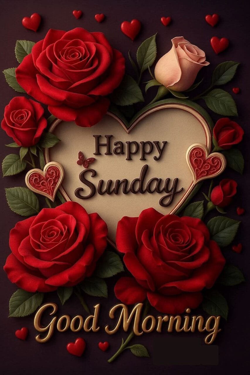 Good morning happy sunday