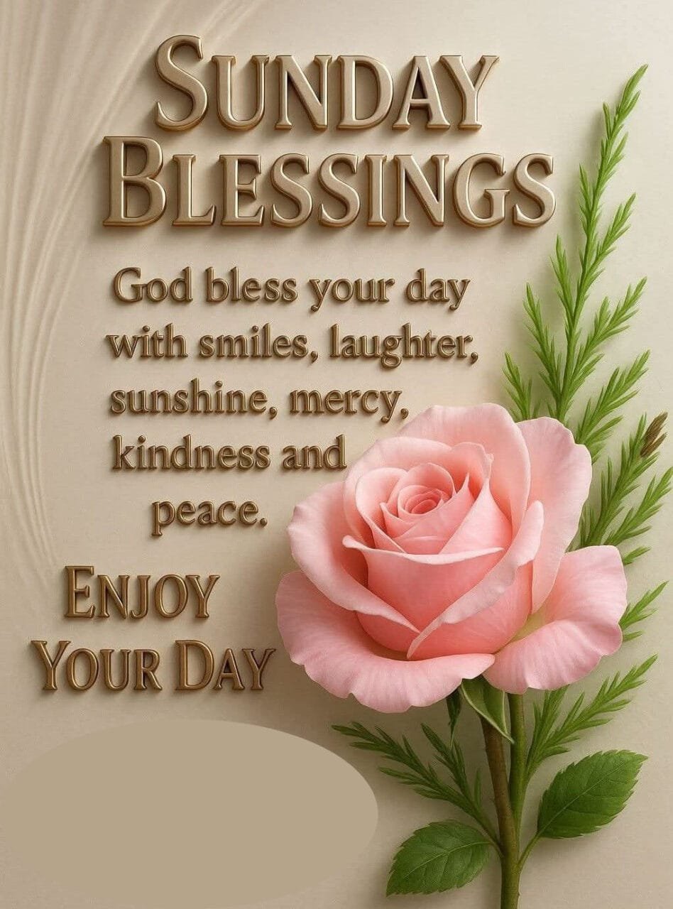 Good morning happy sunday