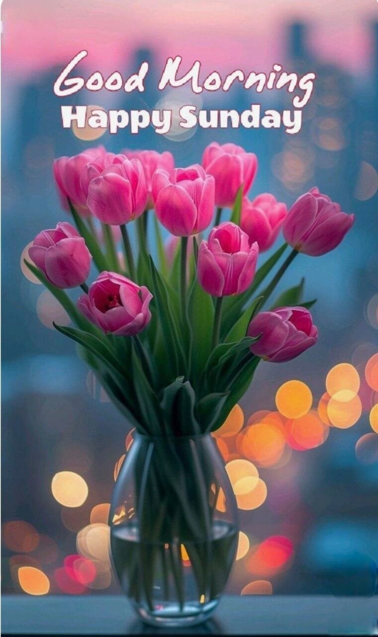 Good morning happy sunday