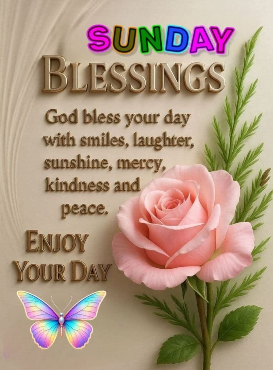 good morning happy sunday blessings images
