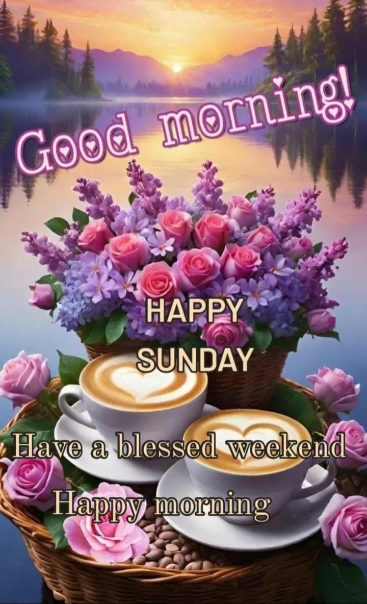 good morning happy sunday have a blessed day