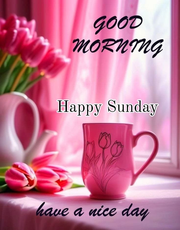Good morning happy sunday