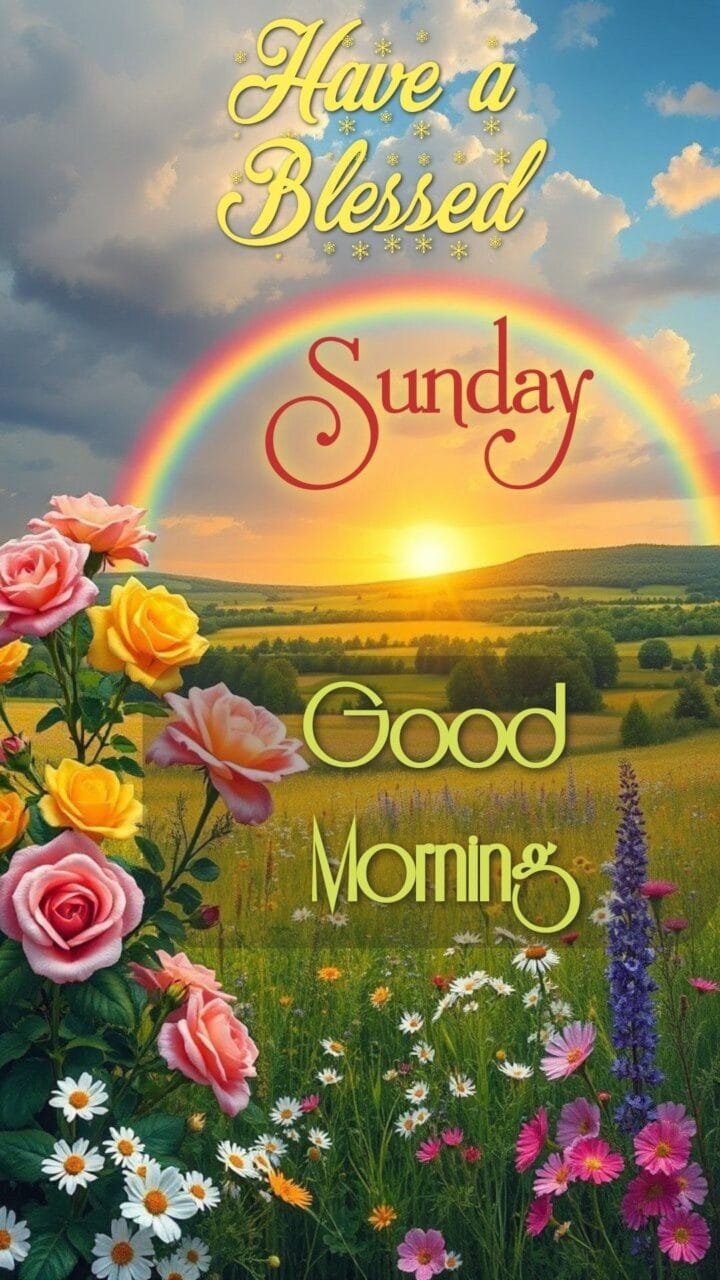Good morning happy sunday
