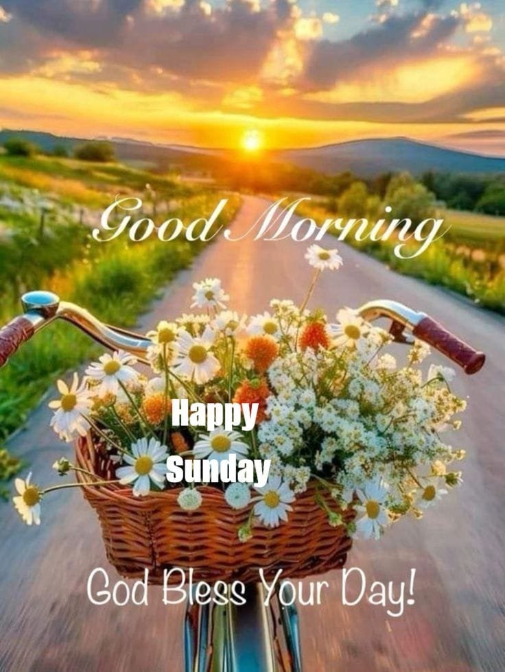 Good morning happy sunday