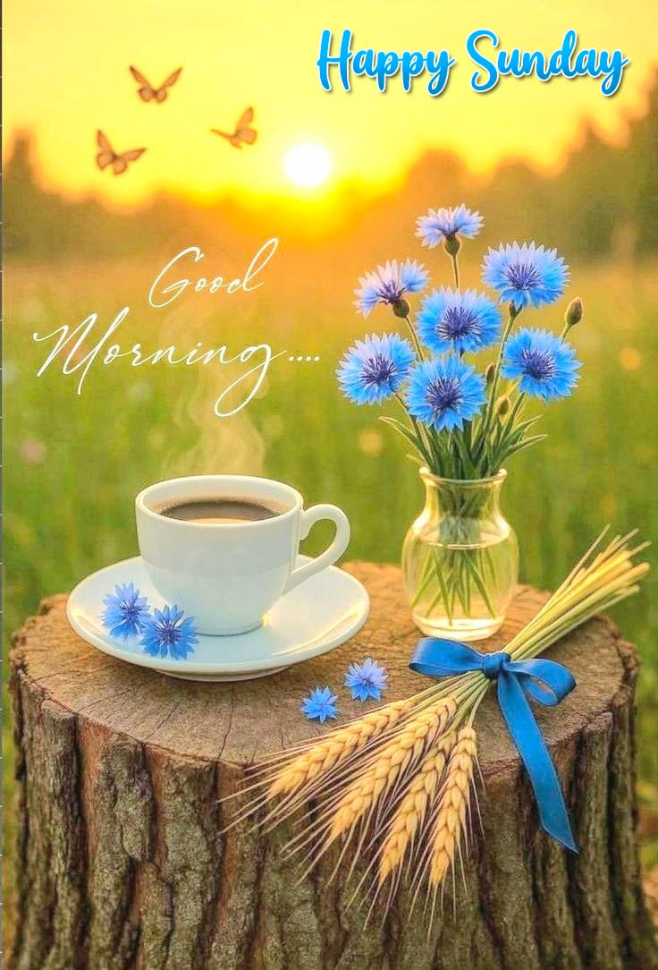 Good morning happy sunday cute images