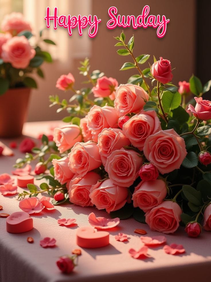 Good morning happy sunday images for whatsapp