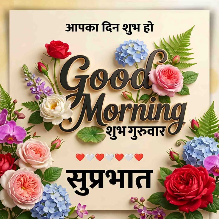Good morning hindi wishes